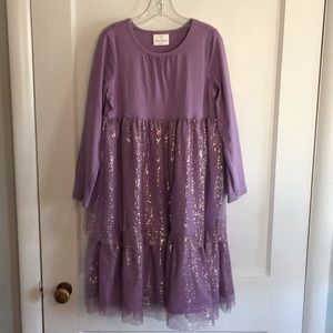 Hanna Anderrson Girls Sparkle Dress Sz 6-7/120